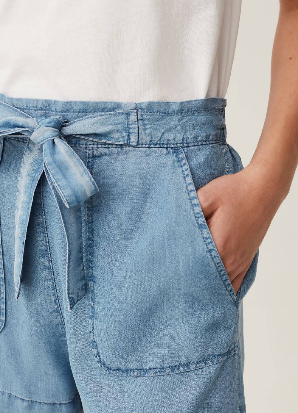 Ovs Shorts A Vita Alta Con Fiocco