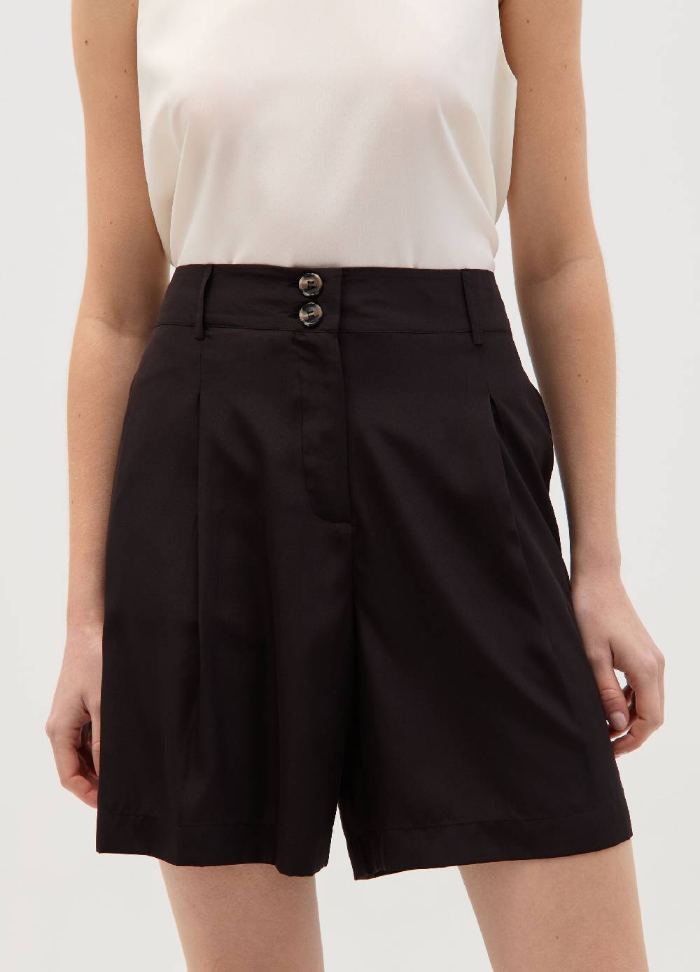 Ovs Shorts A Vita Alta Con Pinces