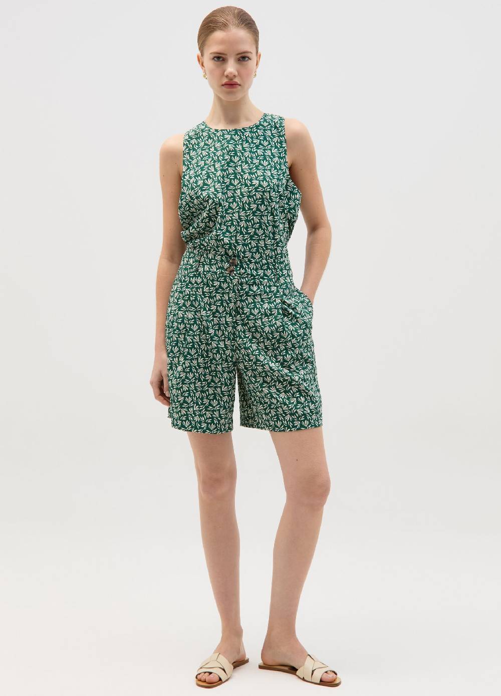 Ovs Shorts a vita alta con pinces