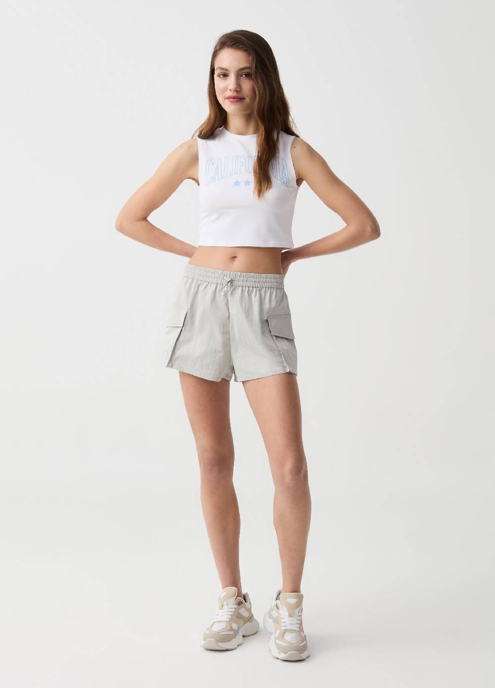 Ovs Shorts cargo in nylon