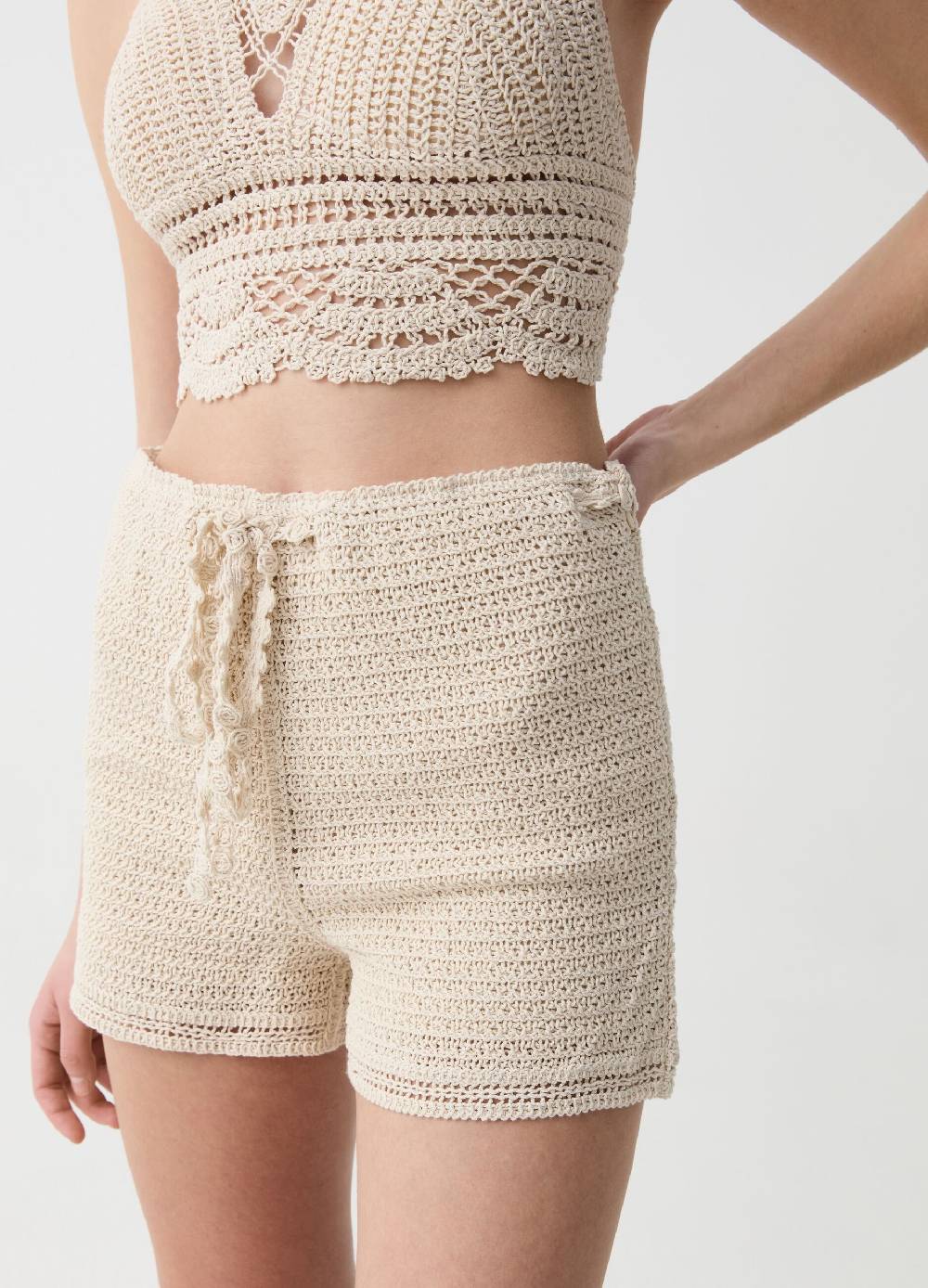 Ovs Shorts Crochet Con Coulisse