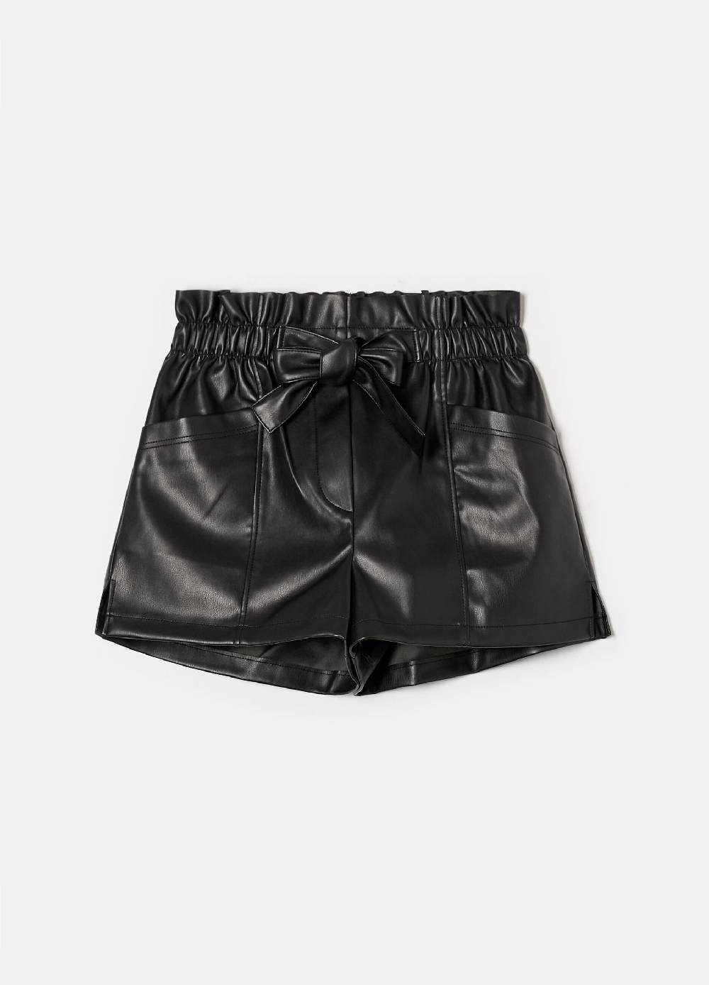 Ovs Shorts effetto lucido con fiocco