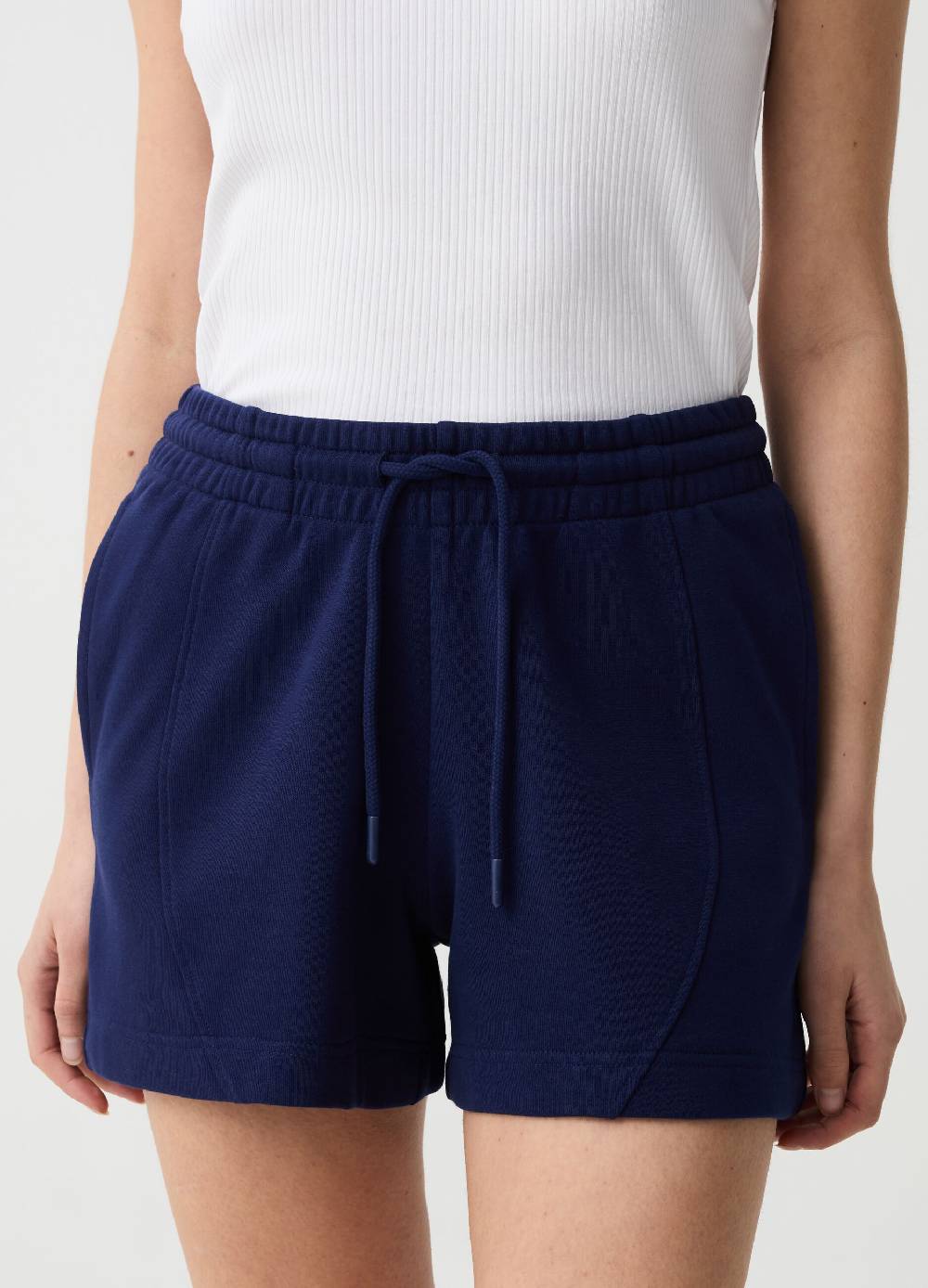 Ovs Shorts Essential Con Cuciture In Rilievo