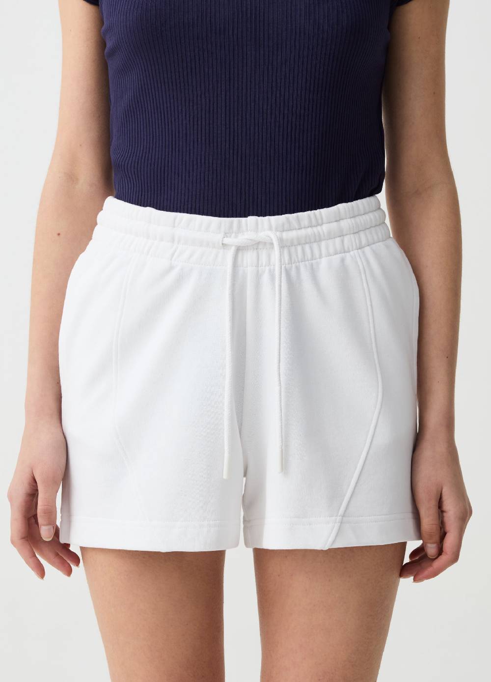 Ovs Shorts Essential Con Cuciture In Rilievo