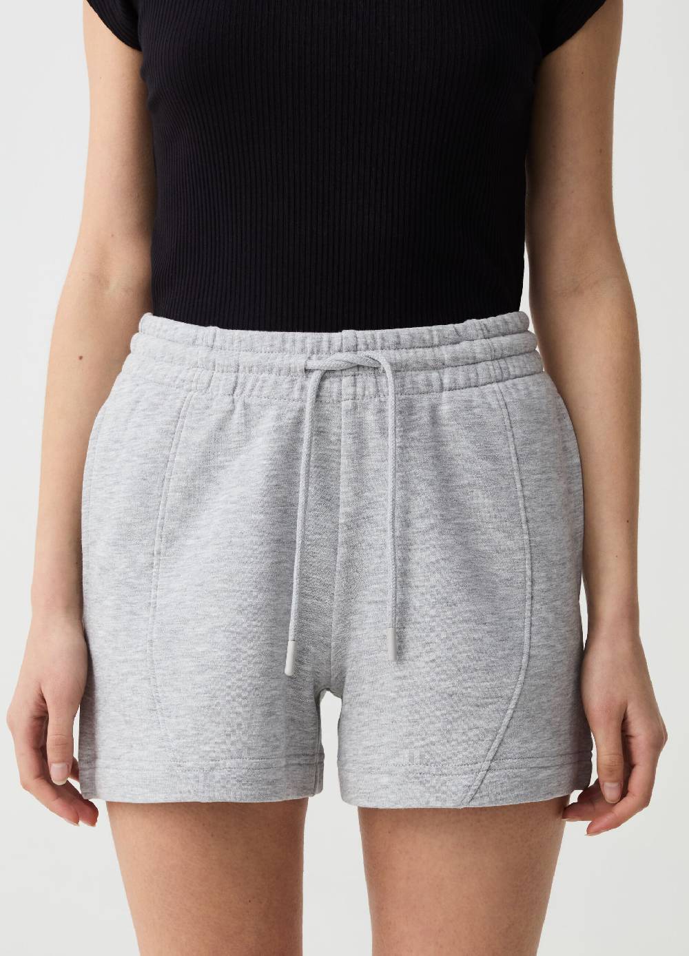 Ovs Shorts Essential Con Cuciture In Rilievo