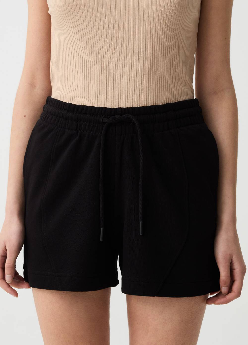 Ovs Shorts Essential Con Cuciture In Rilievo