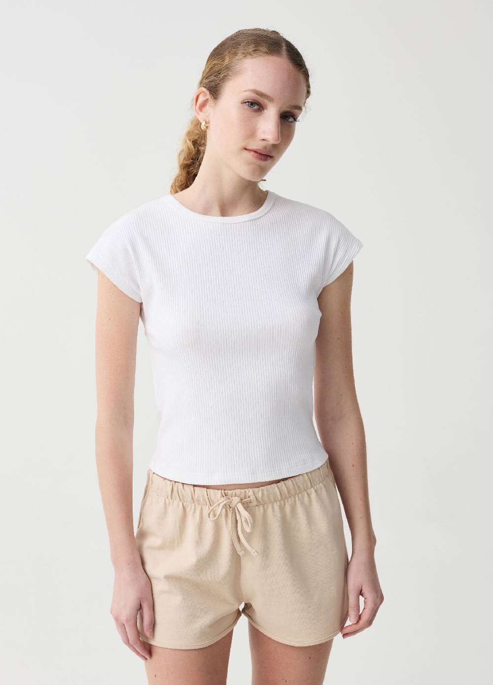 Ovs Shorts Essential in cotone con coulisse