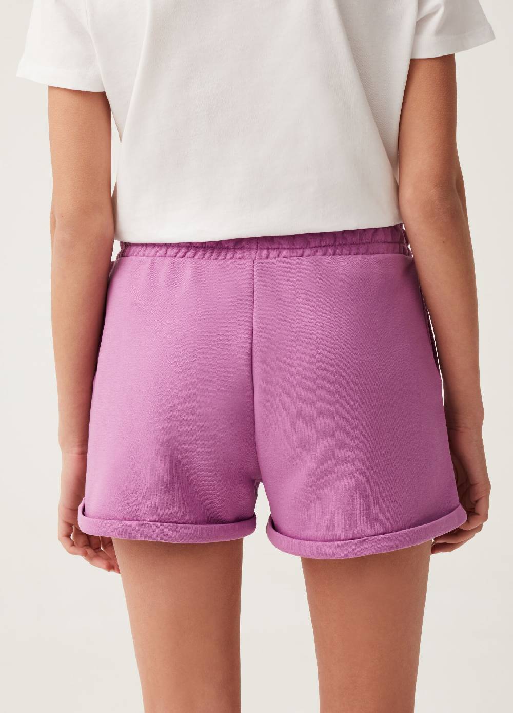 Ovs Shorts Fitness In French Terry Con Risvolti