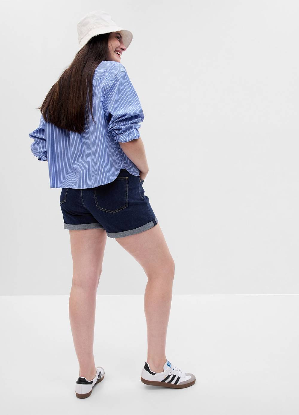 Ovs Shorts Girlfriend In Denim Cinque Tasche