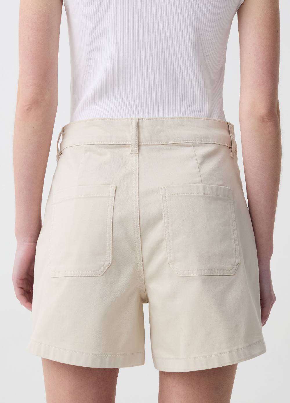 Ovs Shorts In Cotone Stretch Con Tasche