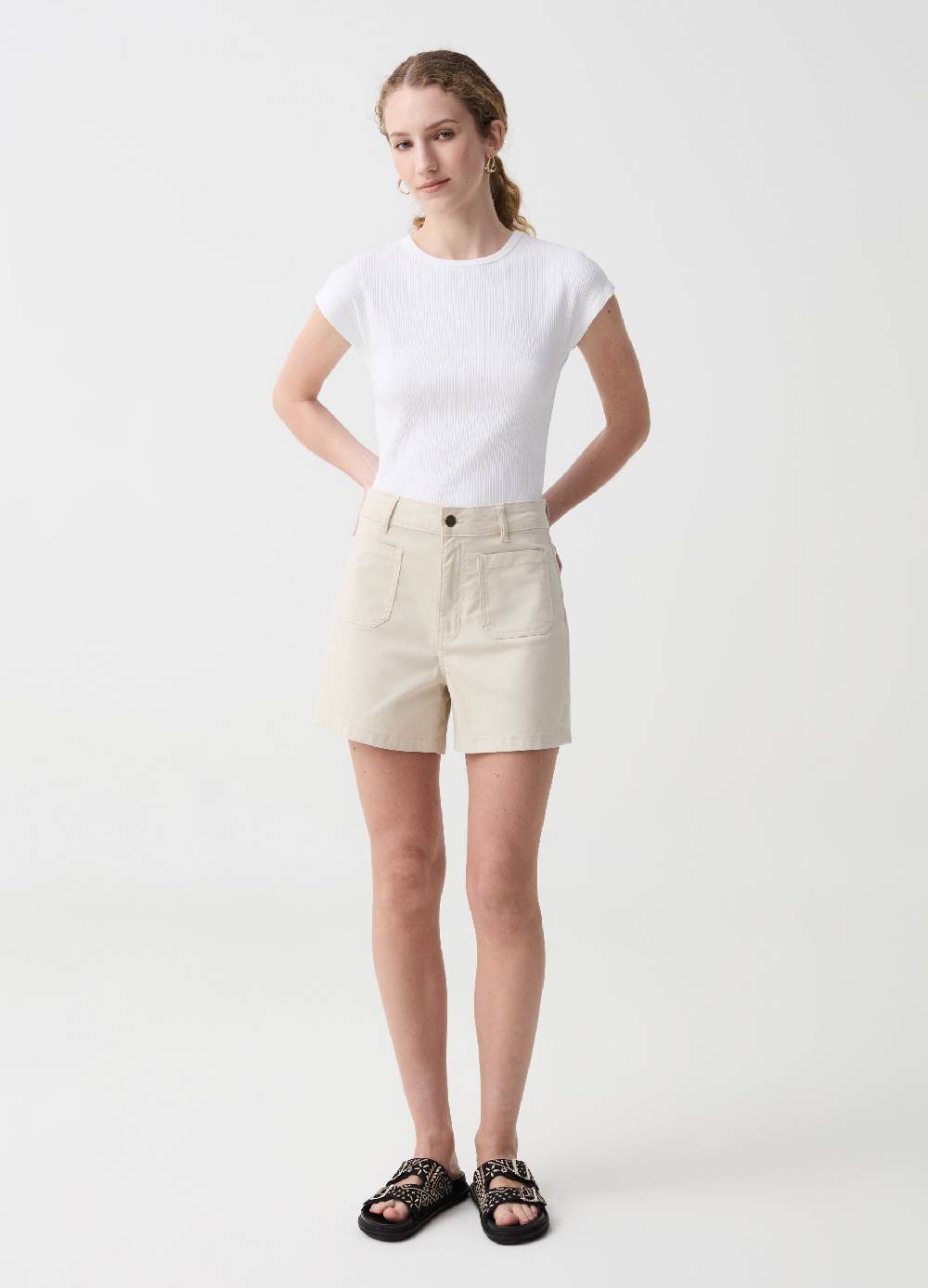 Ovs Shorts in cotone stretch con tasche