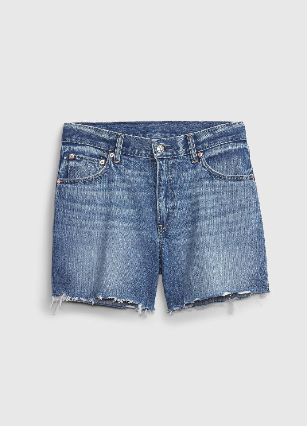 Ovs Shorts In Denim A Vita Bassa