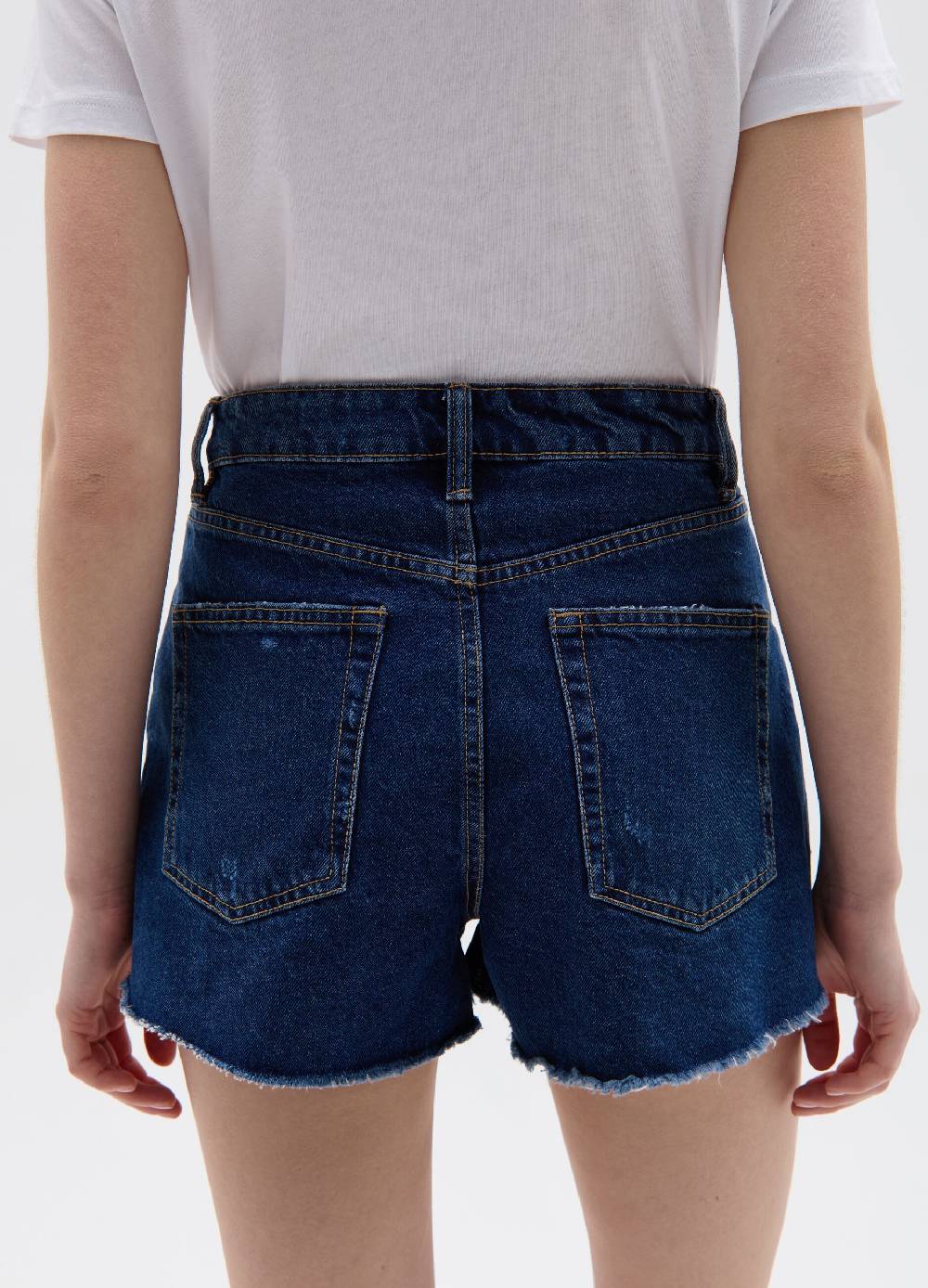 Ovs Shorts In Denim Con Strappi RE-UP