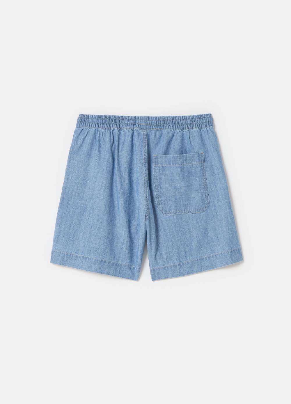 Ovs Shorts In Denim Fluido Con Tasche