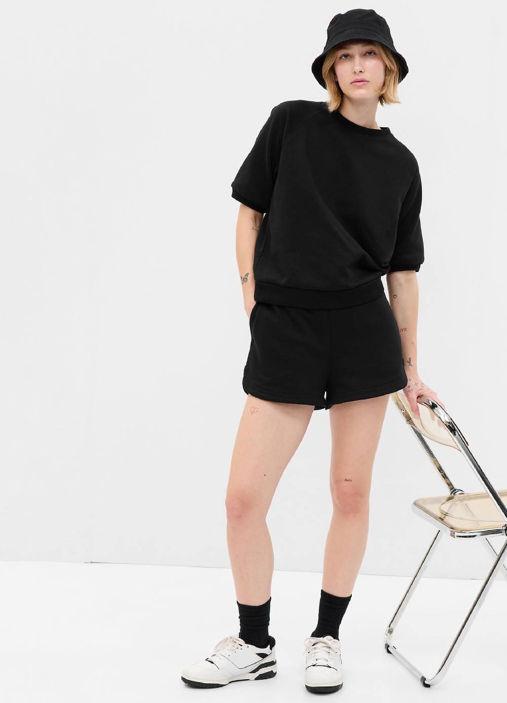 Ovs Shorts in French Terry
