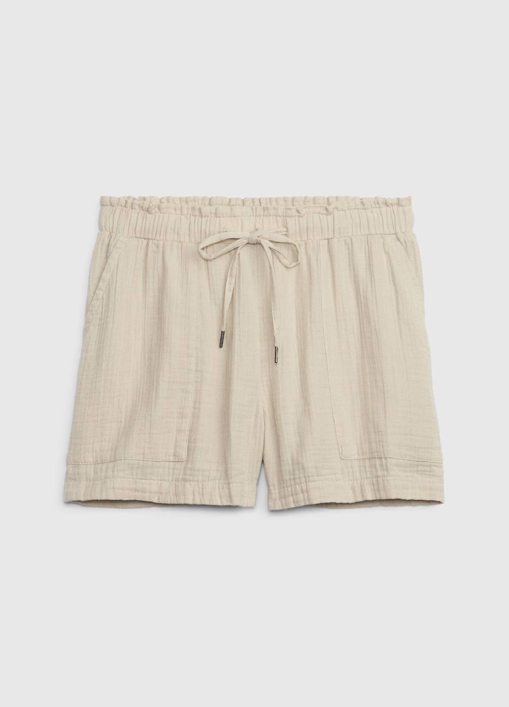 Ovs Shorts In Garza Di Cotone Effetto Crinkle
