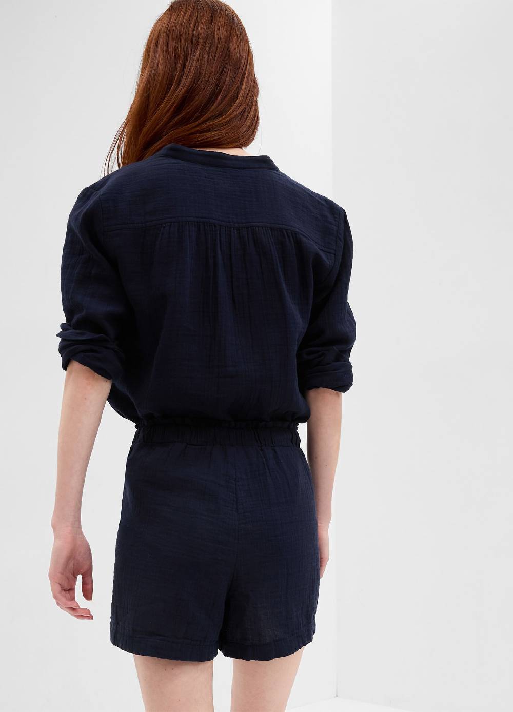 Ovs Shorts In Garza Di Cotone Effetto Crinkle