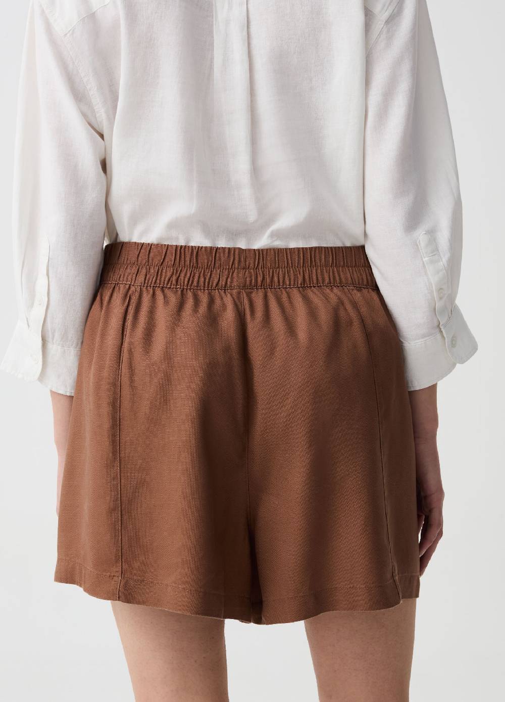 Ovs Shorts In Lyocell A Vita Alta