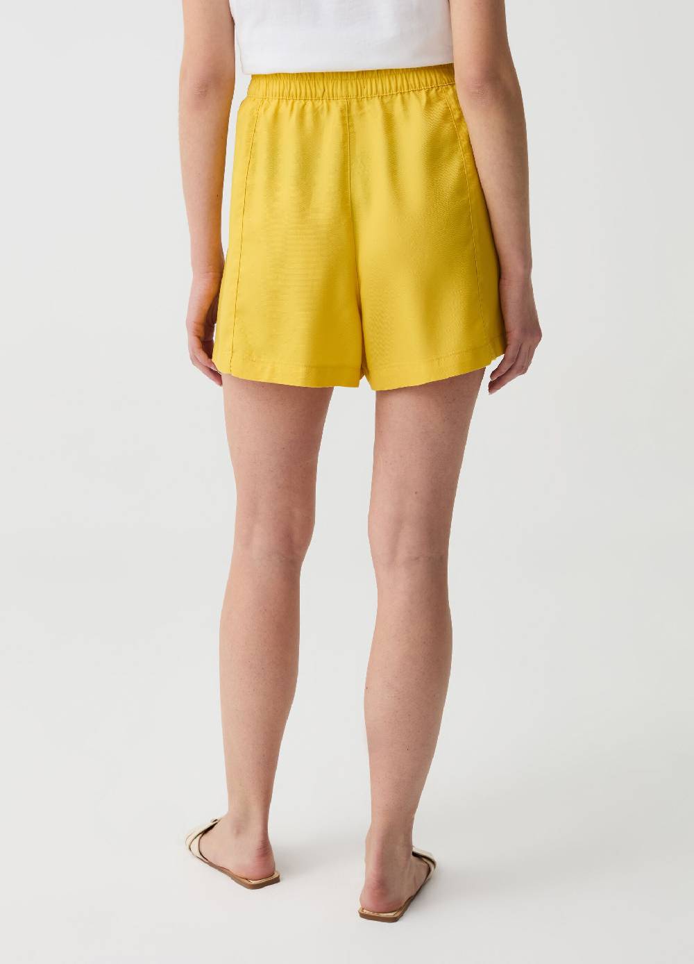 Ovs Shorts In Lyocell A Vita Alta