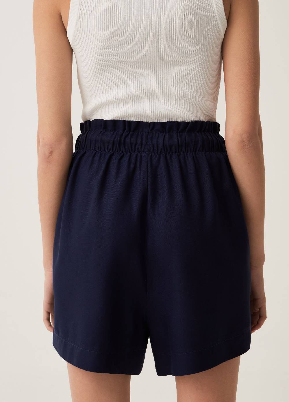 Ovs Shorts In Lyocell Con Coulisse