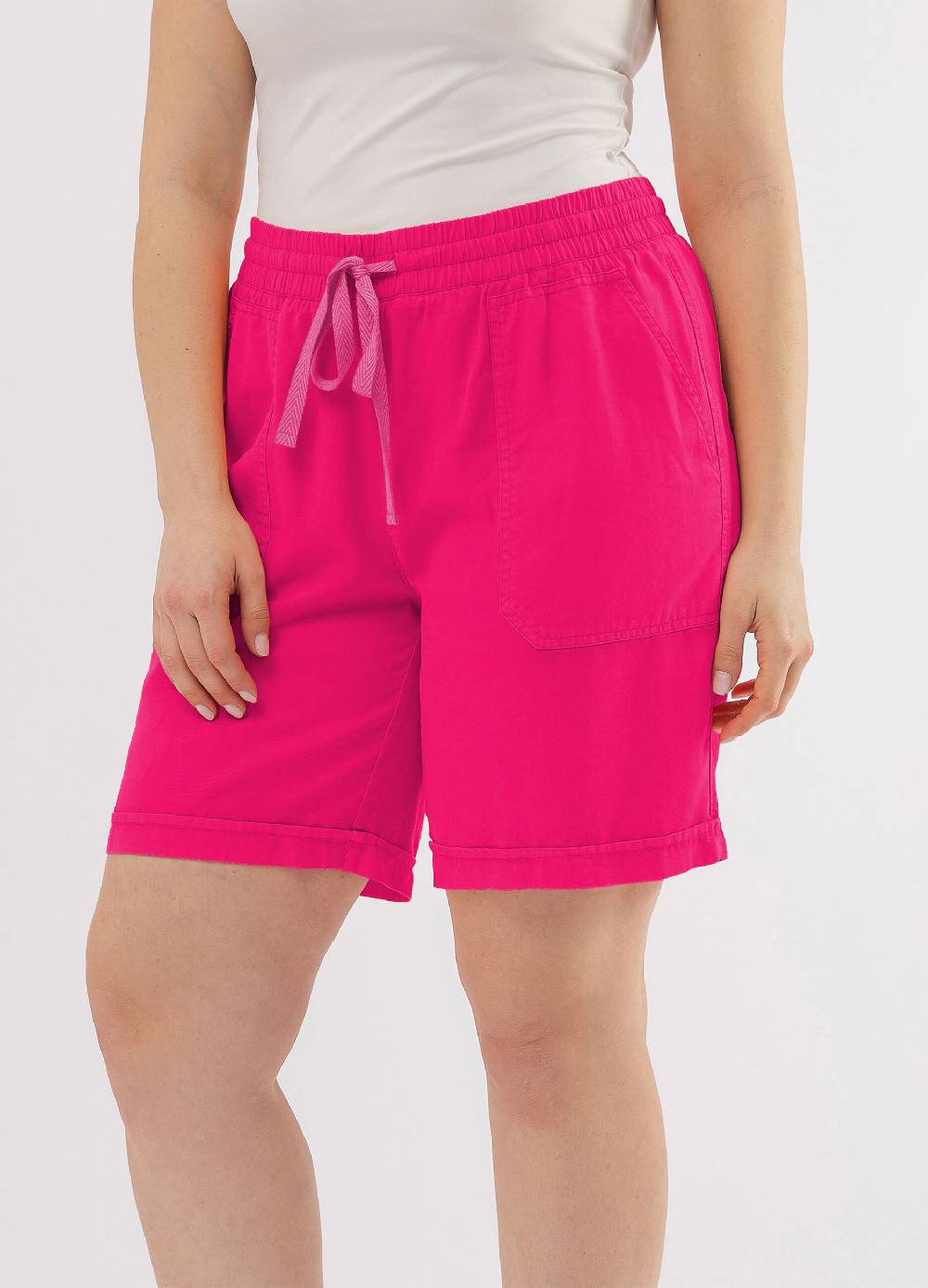 Ovs Shorts In Lyocell Con Coulisse Curvy