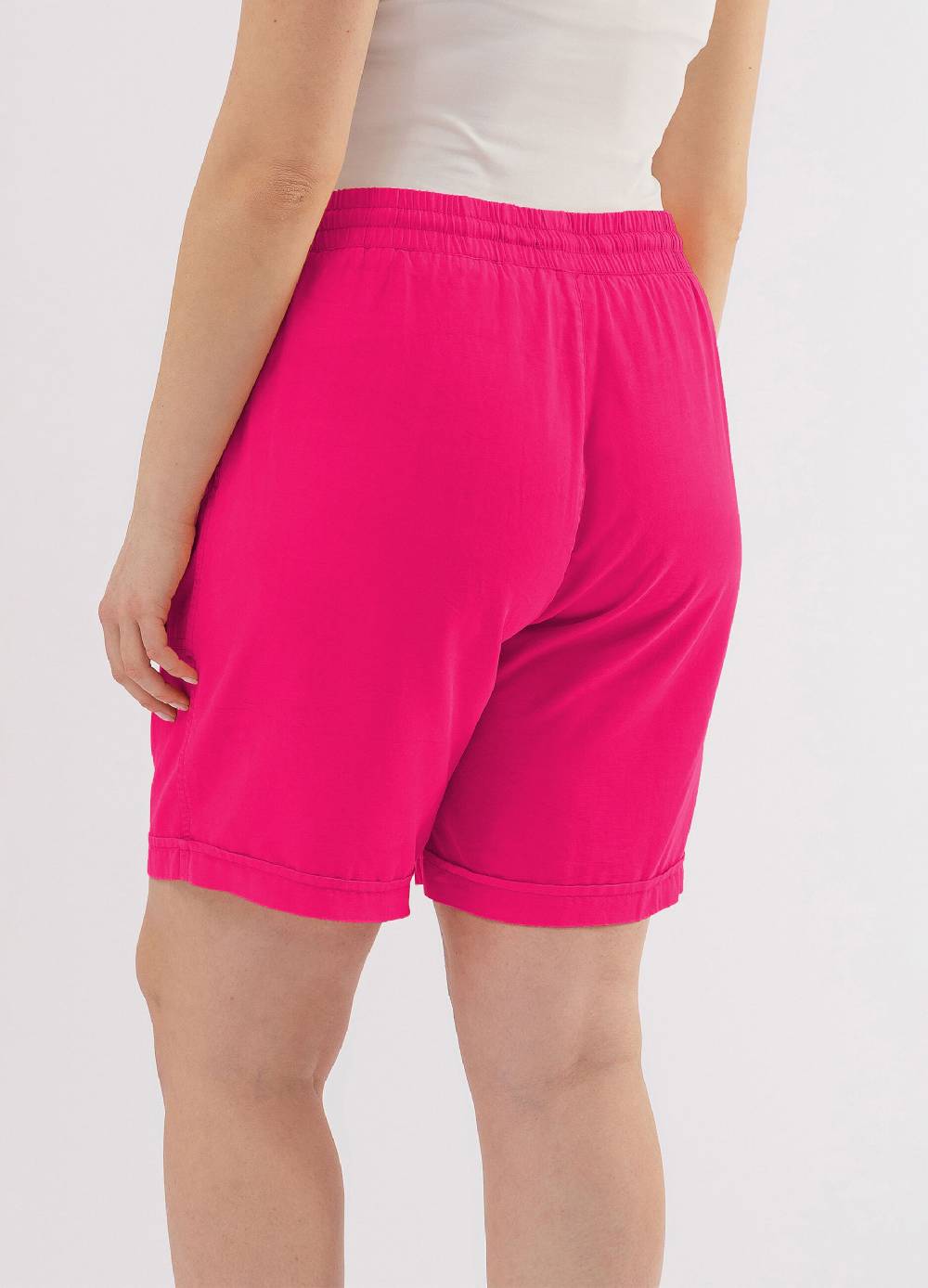 Ovs Shorts In Lyocell Con Coulisse Curvy