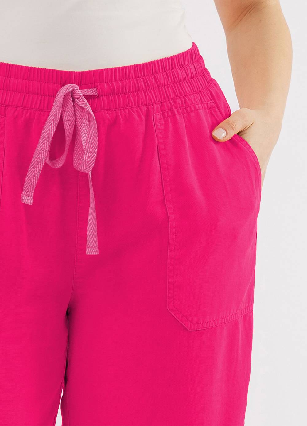 Ovs Shorts In Lyocell Con Coulisse Curvy