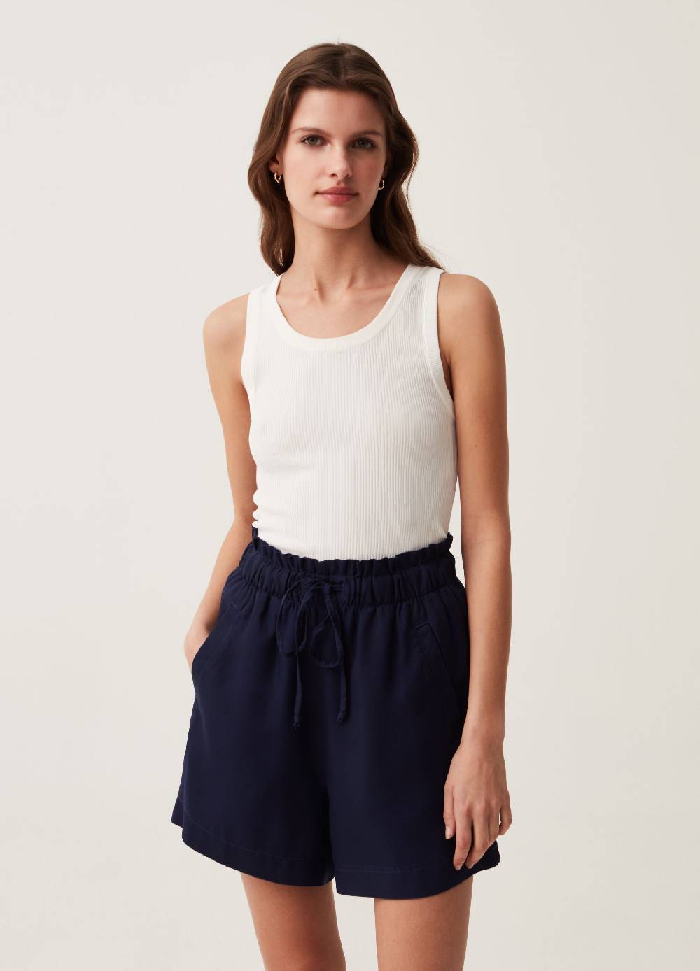 Ovs Shorts in Lyocell con coulisse