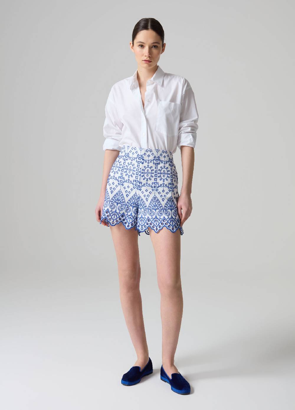 Ovs Shorts in sangallo a vita alta