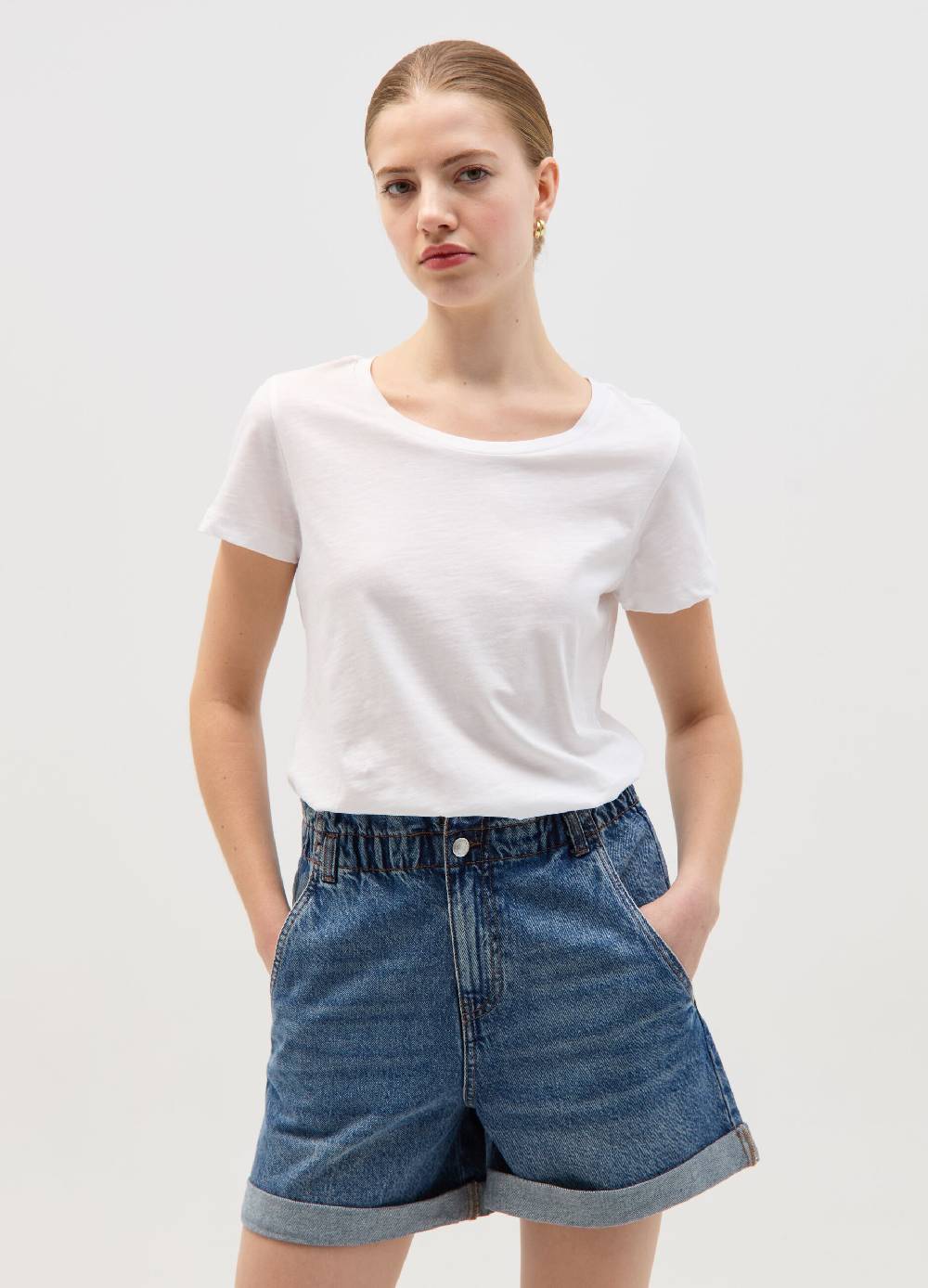 Ovs Shorts paper bag in denim