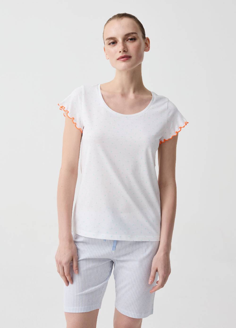 Ovs Shorts pigiama a righe con coulisse