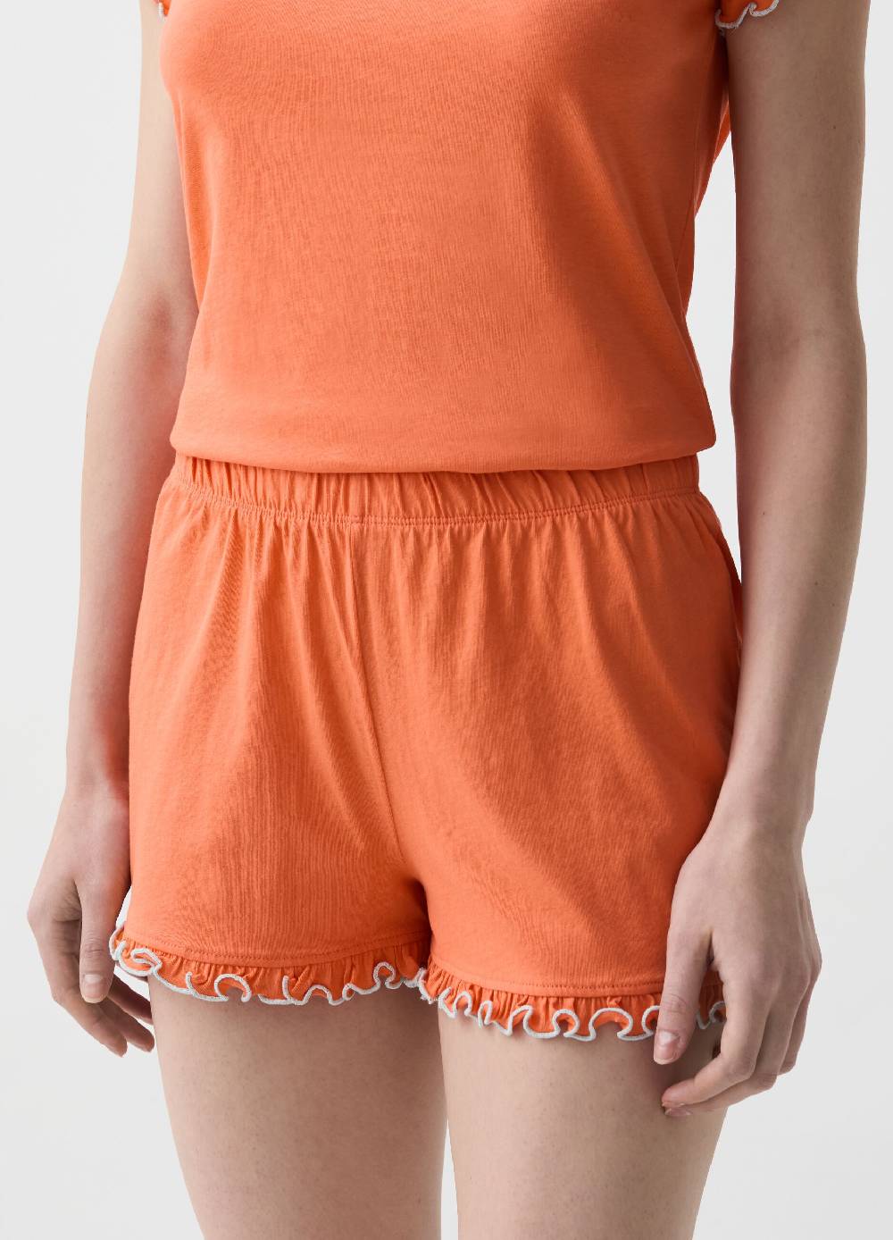 Ovs Shorts Pigiama Con Profili Ondulati