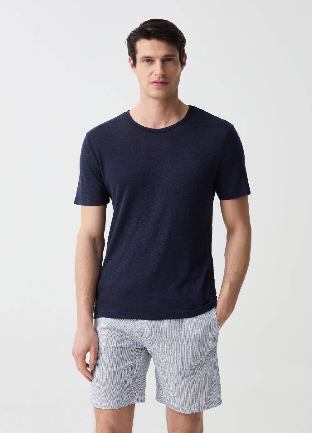 Ovs Shorts pigiama in lino e cotone
