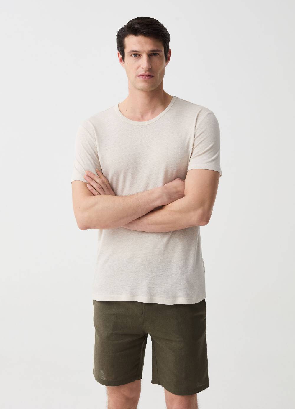Ovs Shorts pigiama in lino e cotone