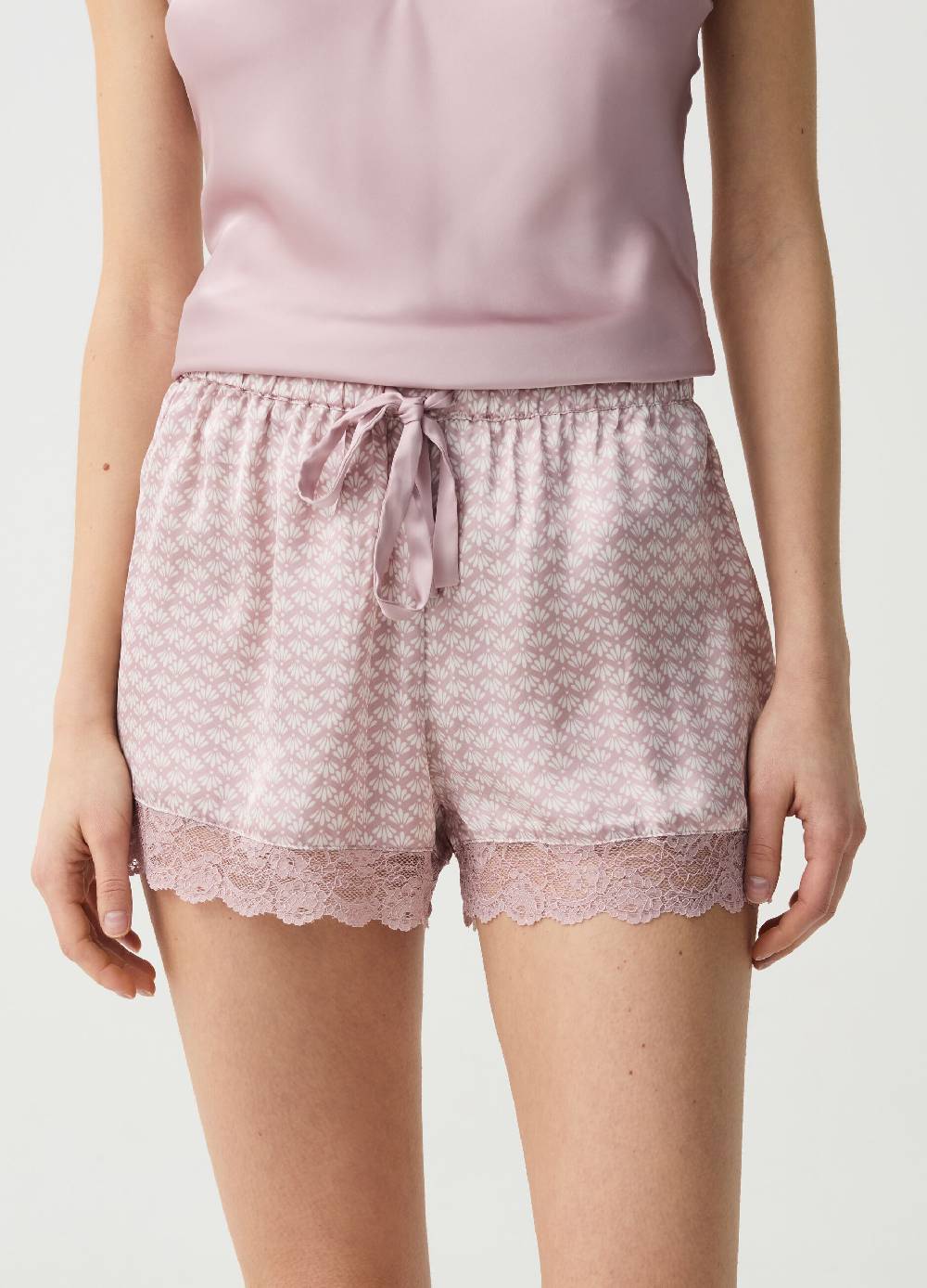 Ovs Shorts Pigiama In Satin Fantasia