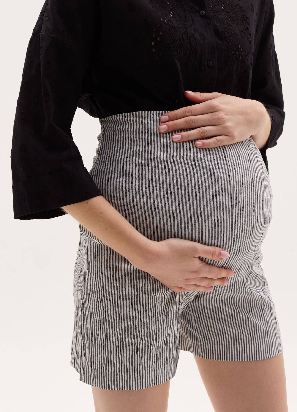 Ovs Shorts Premaman A Righe Sottili