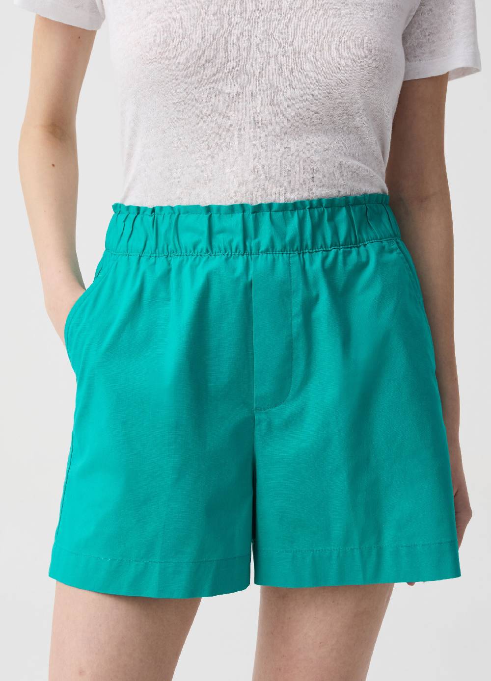 Ovs Shorts Pull On In Cotone Stretch