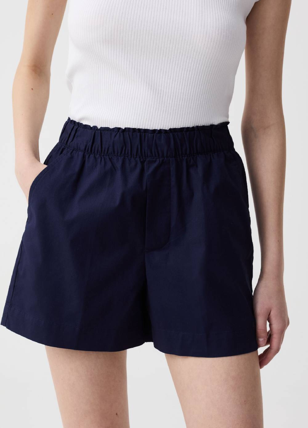 Ovs Shorts Pull On In Cotone Stretch