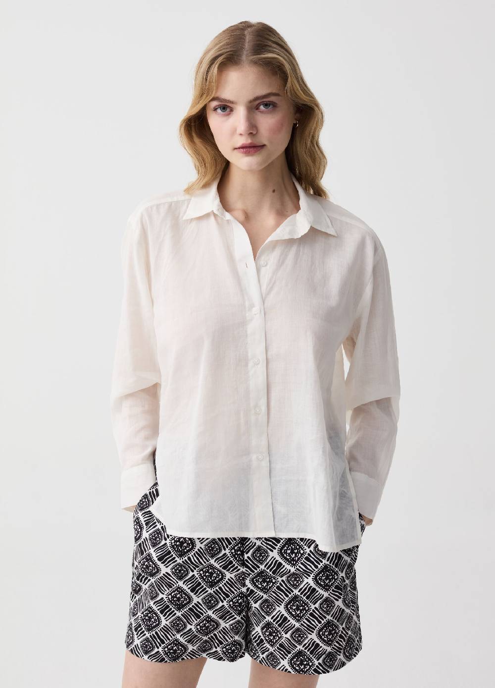 Ovs Shorts pull on in cotone stretch