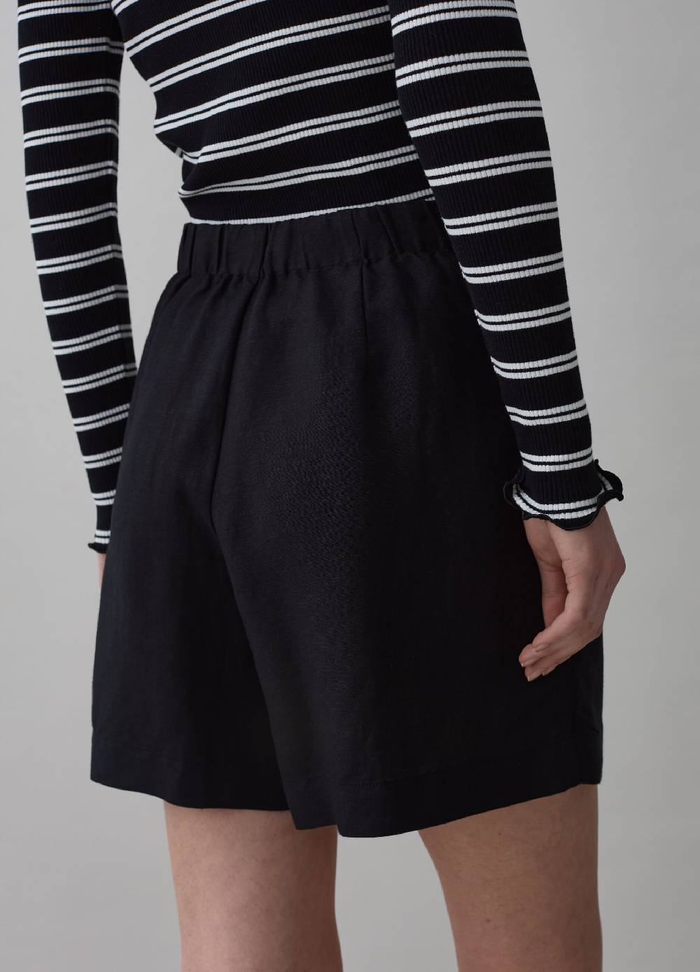 Ovs Skort In Lino E Viscosa