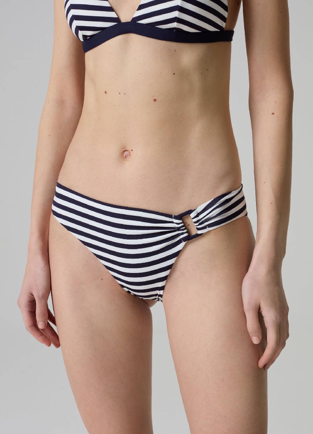 Ovs Slip Bikini A Righe Con Fibbia