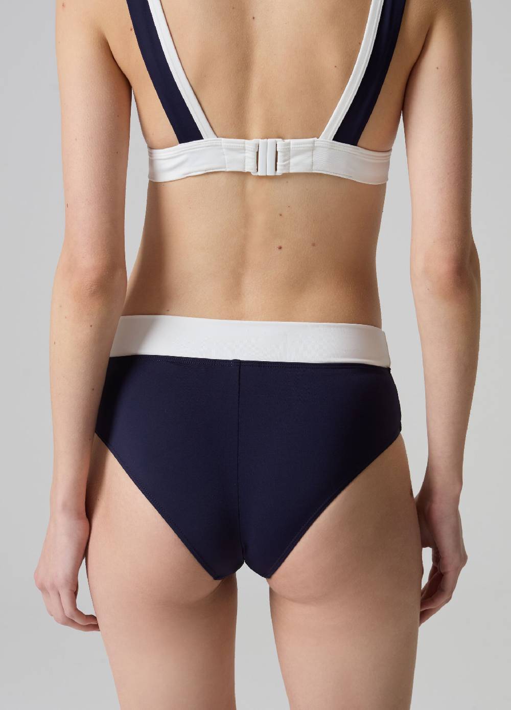 Ovs Slip Bikini A Vita Alta Con Bordo A Contrasto