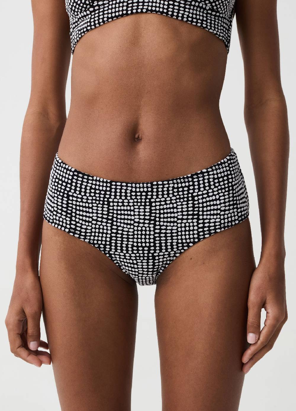 Ovs Slip Bikini A Vita Alta Con Stampa