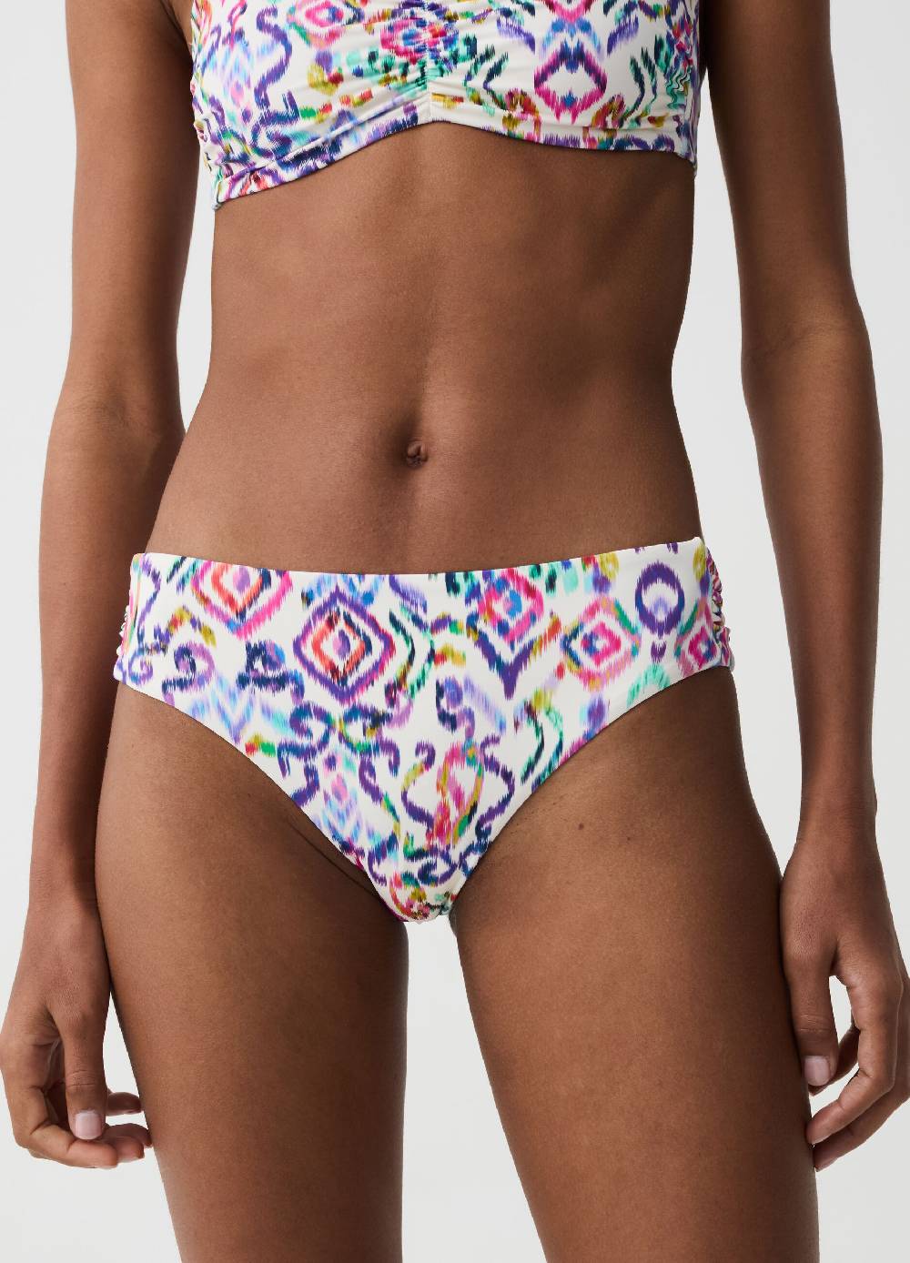 Ovs Slip Bikini A Vita Alta Con Stampa Ikat