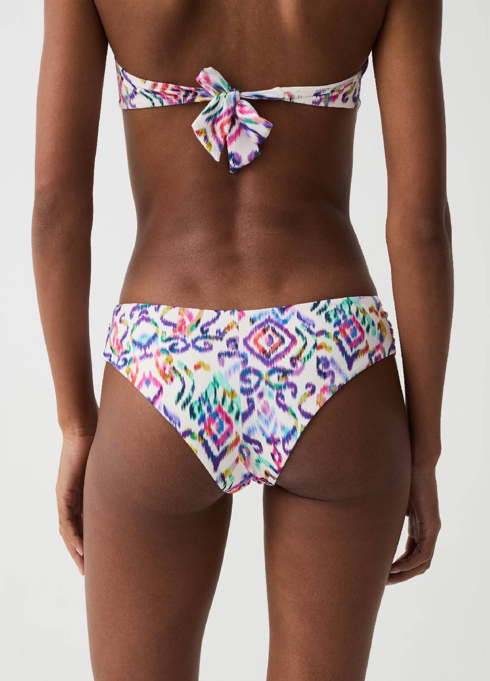 Ovs Slip Bikini A Vita Alta Con Stampa Ikat