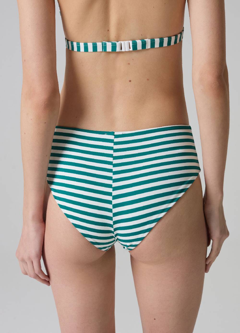 Ovs Slip Bikini A Vita Alta Stampa A Righe