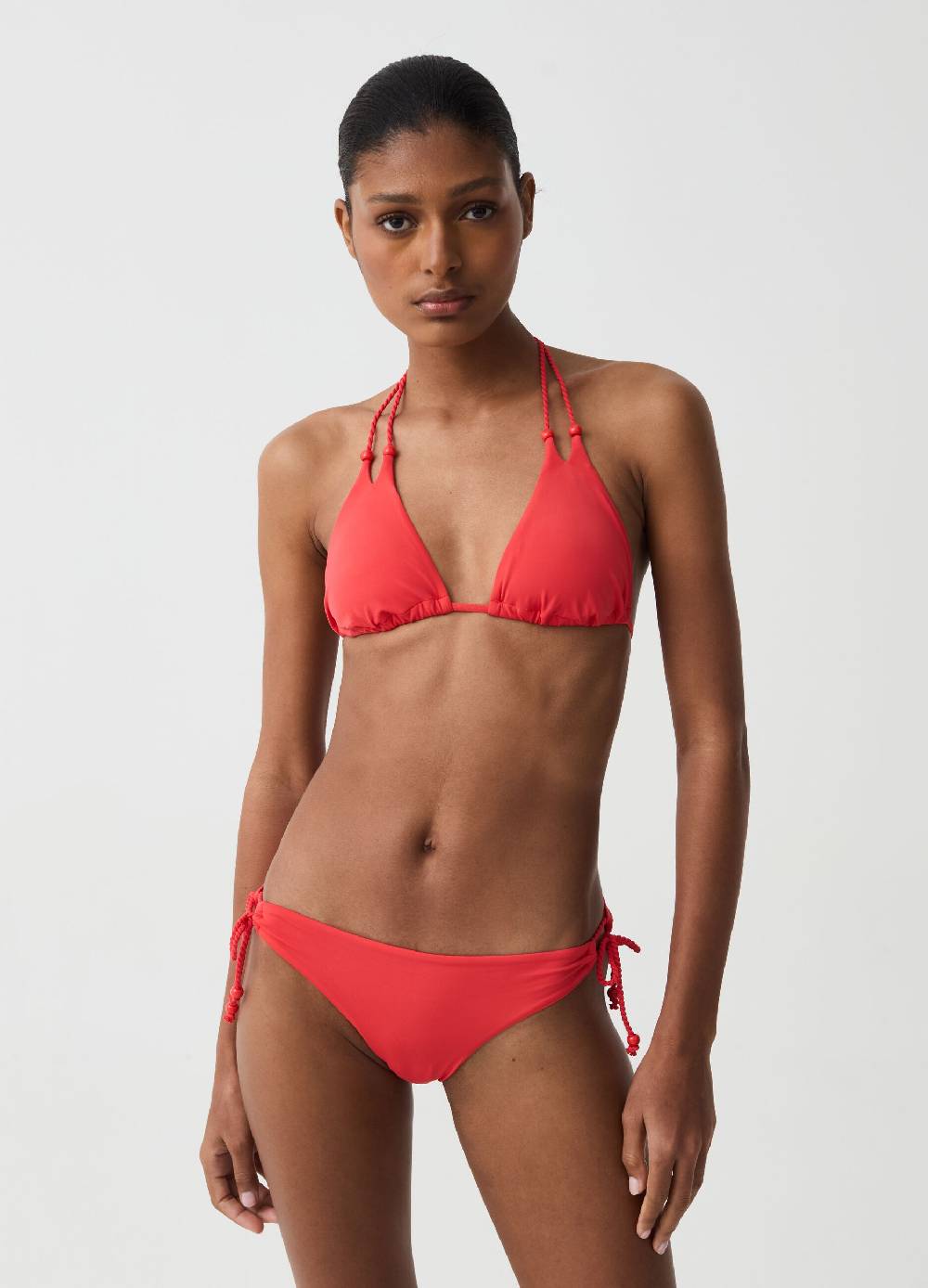 Ovs Slip bikini con cordino e perline