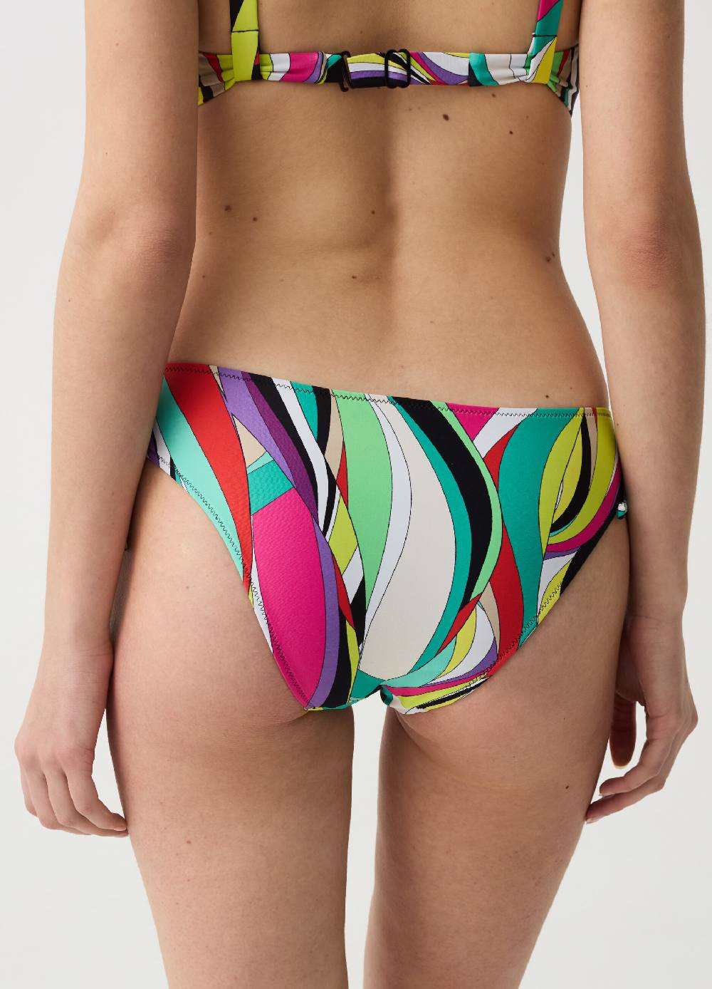 Ovs Slip Bikini Con Coulisse Fantasia Multicolor