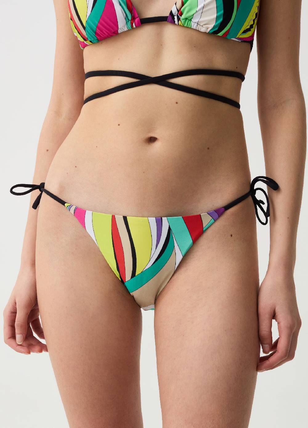 Ovs Slip Bikini Con Fantasia Multicolor