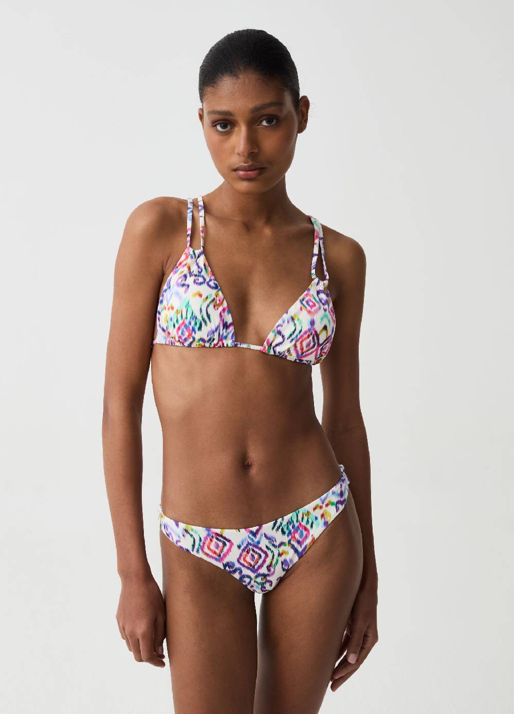 Ovs Slip bikini con stampa ikat